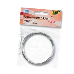 Drót huzal aluminium 1mm x 5m ezüst színű