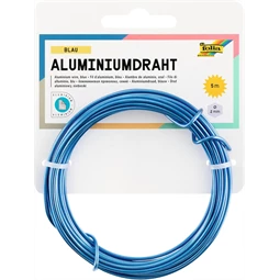 Drót huzal aluminium 2mmx5m kék színű