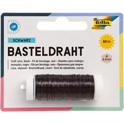 Drót réz 0,3mmx80m fekete színű