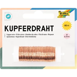 Drót réz 0,3mmx80m rosegold színű