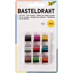 Drót szett 9db/csomag 2m-es vegyes színek 9x2méter, összesen 18m