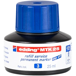EDDING tinta alkoholos filchez utántöltő MTK 25 kék permanent markerhez