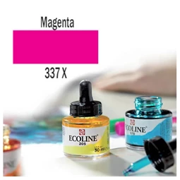 Ecoline akvarell festék koncentrátum Talens 30ml, magenta 337