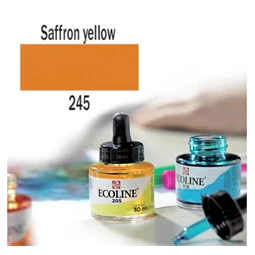 Ecoline akvarell festék koncentrátum Talens 30ml, sáfrány sárga 245