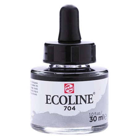 Ecoline akvarell festék koncentrátum Talens 30ml, szürke 704