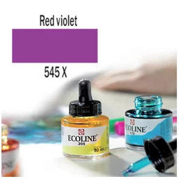 Ecoline akvarell festék koncentrátum Talens 30ml, viola lila 545