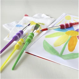 Ecset  2-es Faber-Castell puha tapintású, bliszterben