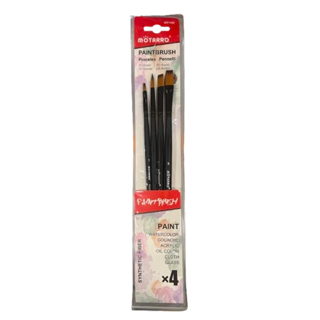 Ecset készlet 4db-os 5, 6, 7, 9, Nylon