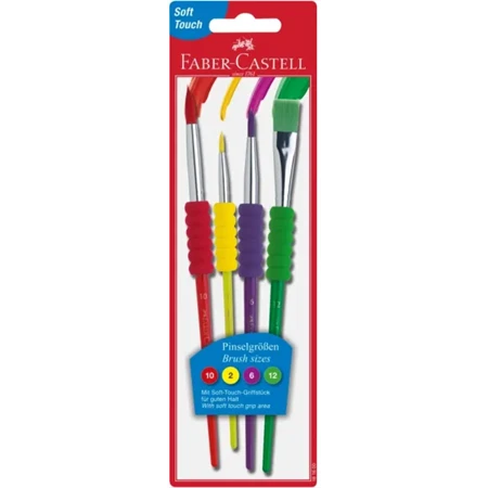 Ecset készlet 4db-os Faber-Castell (2 , 6, 10, 12)