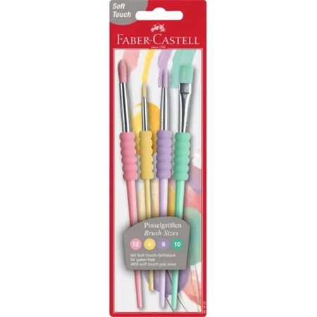 Ecset készlet 4db-os Faber-Castell (4 , 8, 10, 12)
