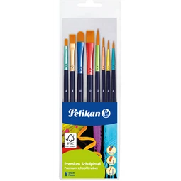 Ecset készlet 8db-os PELIKAN vegyes fejű