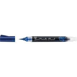 Ecsetfilc PENTEL  Dual Metallic Brush kék-metal zöld