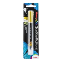 Ecsetfilc PENTEL  Dual Metallic Brush metal arany