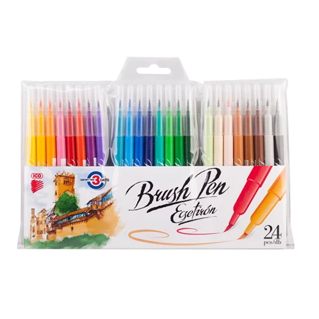 Ecsetfilc készlet 24db-os ICO brushpen