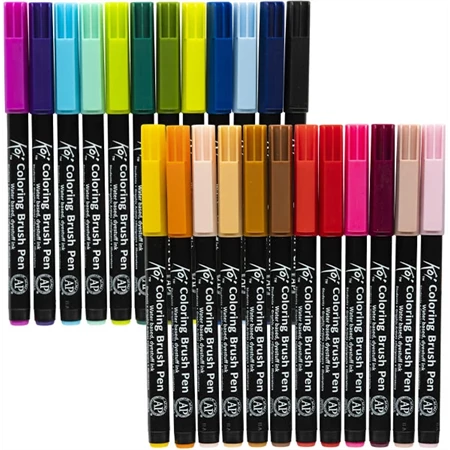 Ecsetfilc készlet 24db-os KOI