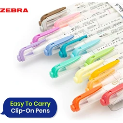 Ecsetirón ZEBRA kétvégű filctoll Mildliner 15színű készlet, ecset 1-4mm és vékony kerek hegy 0,5mm