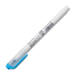 Ecsetirón ZEBRA kétvégű filctoll  Mildliner, ecset 1-4mm és vékony kerek hegy 0,5mm Cyan, kék