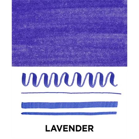 Ecsetirón ZEBRA kétvégű filctoll  Mildliner, ecset 1-4mm és vékony kerek hegy 0,5mm Lavender, lila