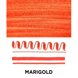 Ecsetirón ZEBRA kétvégű filctoll  Mildliner, ecset 1-4mm és vékony kerek hegy 0,5mm Marigold, körömvirág