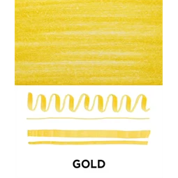 Ecsetirón ZEBRA kétvégű filctoll  Mildliner, ecset 1-4mm és vékony kerek hegy 0,5mm arany, Warm Gold