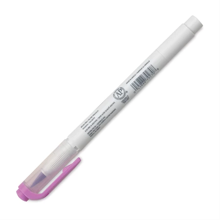 Ecsetirón ZEBRA kétvégű filctoll  Mildliner, ecset 1-4mm és vékony kerek hegy 0,5mm magenta