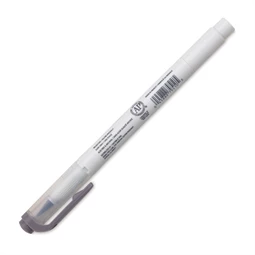 Ecsetirón ZEBRA kétvégű filctoll  Mildliner, ecset 1-4mm és vékony kerek hegy 0,5mm sötét szürke, Dark Gray