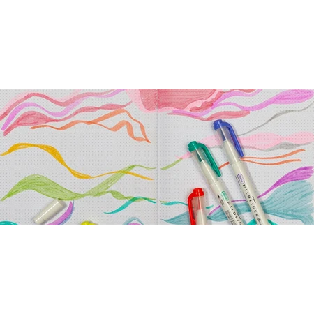 Ecsetirón ZEBRA kétvégű filctoll  Mildliner, ecset 1-4mm és vékony kerek hegy 0,5mm orange, narancs