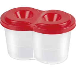 Ecsettál PANTA PLAST Duo fedéllel, 134 +/- 6 ml