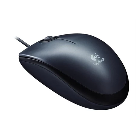 Egér LOGITECH M100 optikai, vezetékes, fekete