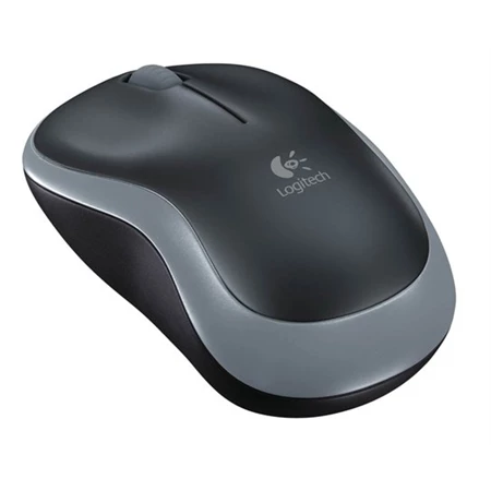 Egér LOGITECH M185 optika, vezeték nélküli, sötétszürke