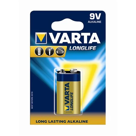 Elem 9V VARTA Longlife 6LR61 1db/bliszter