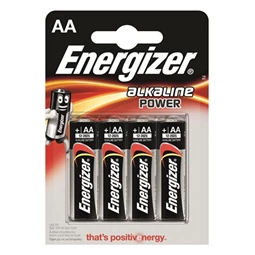 Elem AA ceruza, 4 db, ENERGIZER Alkaline Power