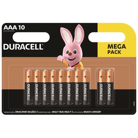 Elem DURACELL Basic AAA mikro 10 db