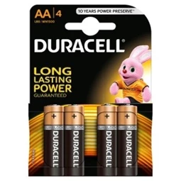 Elem ceruza DURACELL Basic AA, 4db/csomag