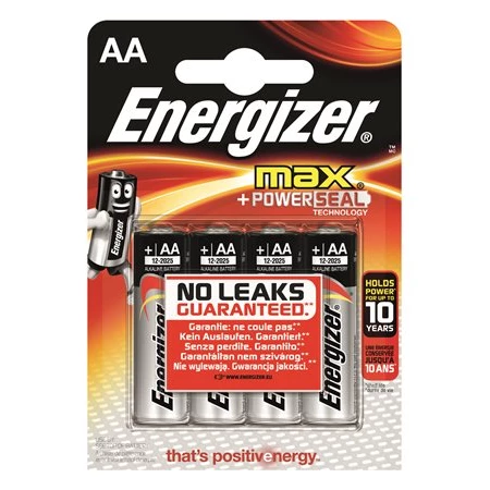 Elem ceruza ENERGIZER MAX AA,  4db/bliszter