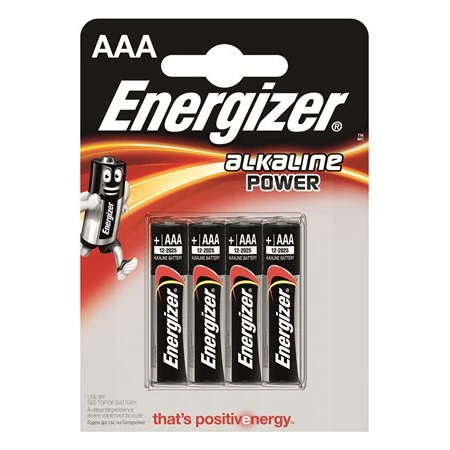 Elem micro ENERGIZER Alkaline Power AAA, LR03, 4db/bliszter