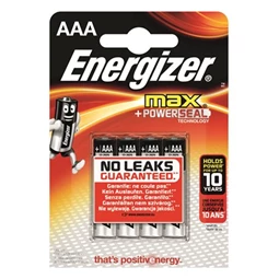 Elem micro ENERGIZER MAX AAA,  4db/bliszter