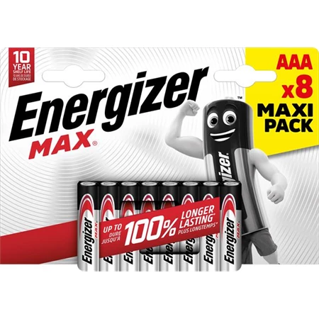 Elem micro ENERGIZER Max AAA 8db/csomag