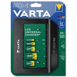 Elemtöltő  VARTA univerzális AA/AAA/C/D/9V, LCD kijelző,