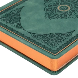 Emlékkönyv Victoria`s Journals, 12x17cm vonalas, zöld, 120 lap