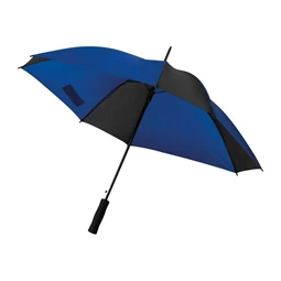 Esernyő automata, egyenes alumínium nyél, 89x89x83cm, sötétkék/fekete