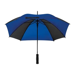 Esernyő automata, egyenes alumínium nyél, 89x89x83cm, sötétkék/fekete