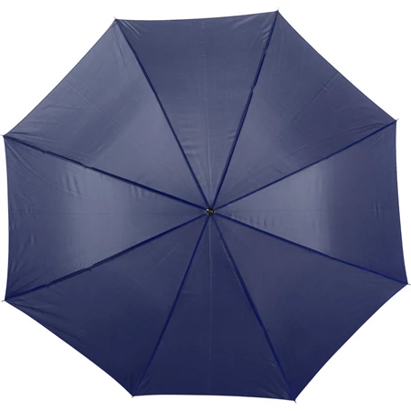 Esernyő automata egyenes fa nyéllel, 190T poliészter kék