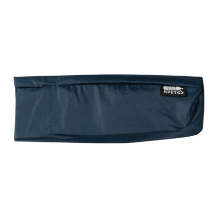 Esernyő automata, fekete nyéllel, fa fogantyúval, kék szinű, újrahasznosított huzattal