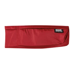 Esernyő automata, fekete nyéllel, fa fogantyúval, piros szinű, újrahasznosított huzattal