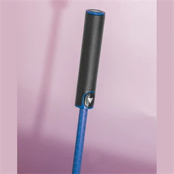 Esernyő automata, gyűrűs műanyag fogantyúval, kék szinű
