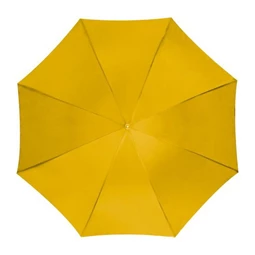 Esernyő favázas, automata, egyenes fa nyéllel, o 100 x 83 cm, sárga