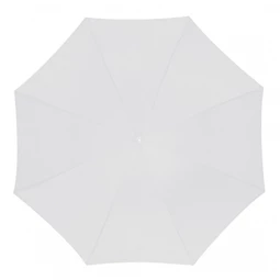Esernyő favázas, automata, egyenes fa nyéllel, o 100 x 83 cm, fehér