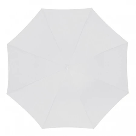 Esernyő favázas, automata, egyenes fa nyéllel, o 100 x 83 cm, fehér