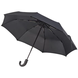 Esernyő automatán nyíló és csukódó luxus esernyő, 190T Pongee selyem anyagból Ferraghini, fekete
